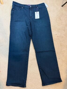 Gloria Vanderbilt Amanda -SZ 18- Women’s Classic Dark Wash High Rise Denim Jeans